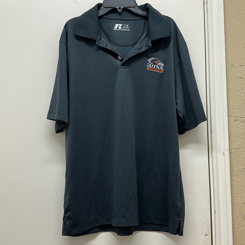 Russell athletics polo grey UTSA